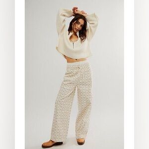 Damson Madder Rafe Trousers - Floral Stripe